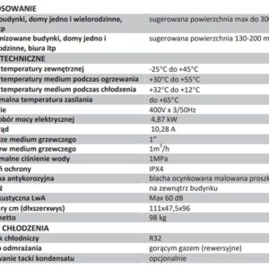 Pompa ciepła TX-16000