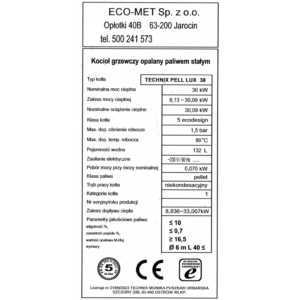Kocioł Pell Lux 30