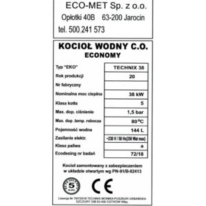 Kocioł Technix Pell 38