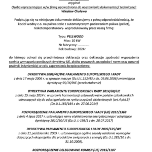 Kocioł na pellet PELLWOOD 10