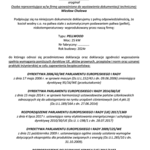 Kocioł na pellet PELLWOOD 25