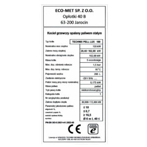 Piec przemysłowy PELL LUX 100kW