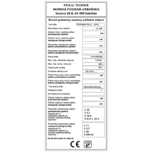 Piec kocioł PELL-EKO 24 kW
